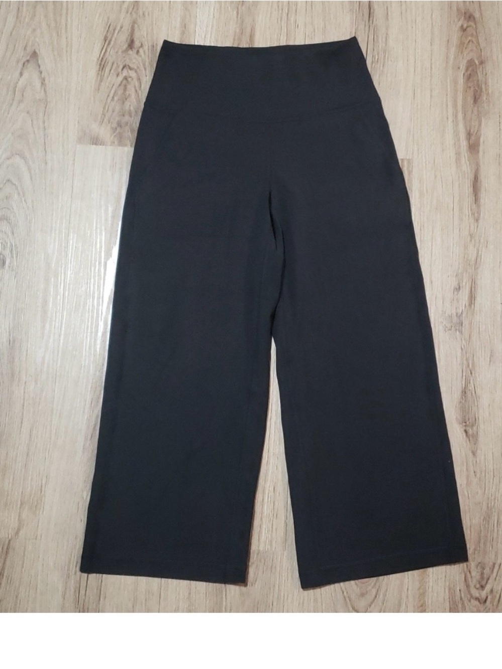 lululemon athletica Black Wide-Leg High-Rise Pants